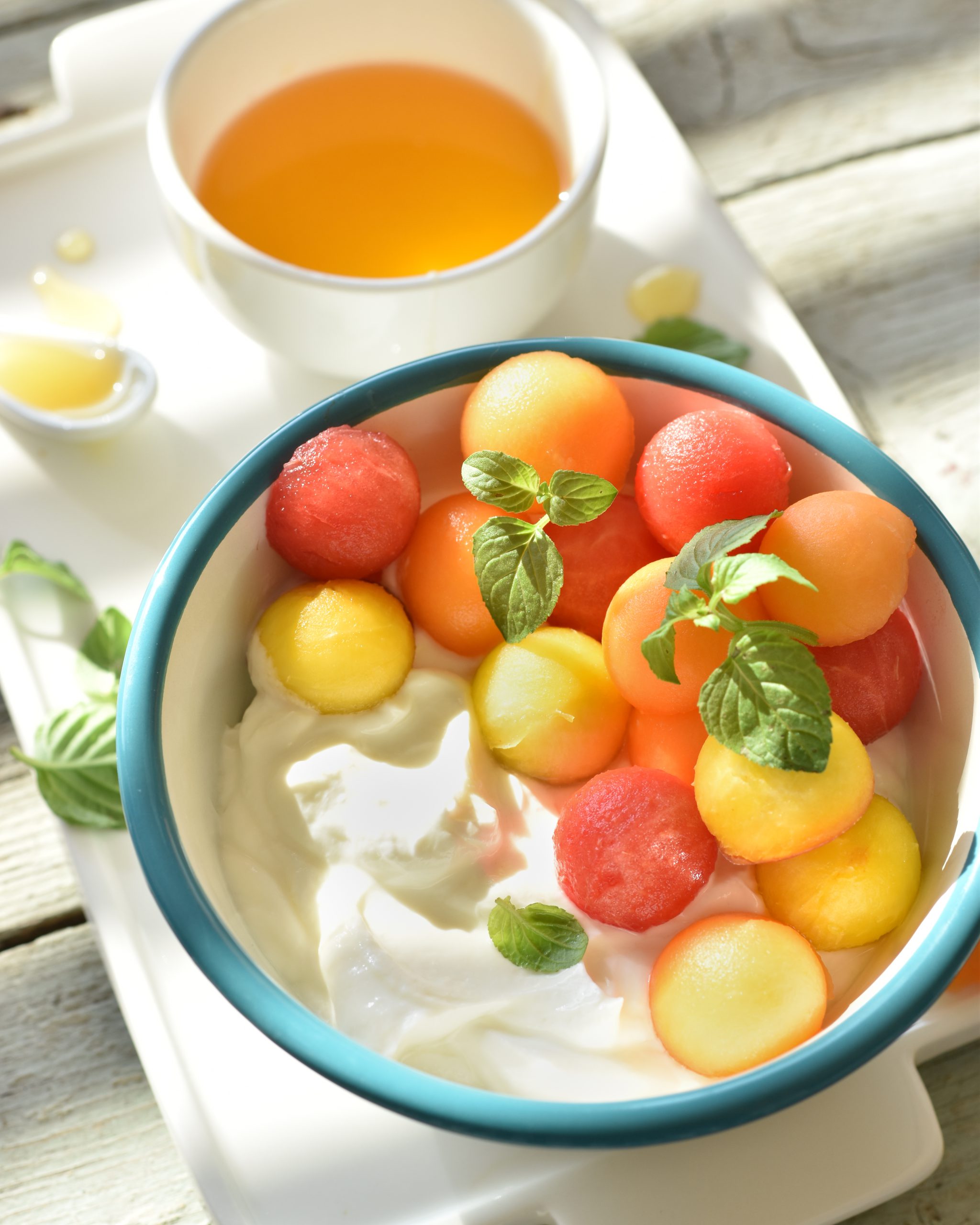 YOGURT GRECO CON MACEDONIA CREATIVA