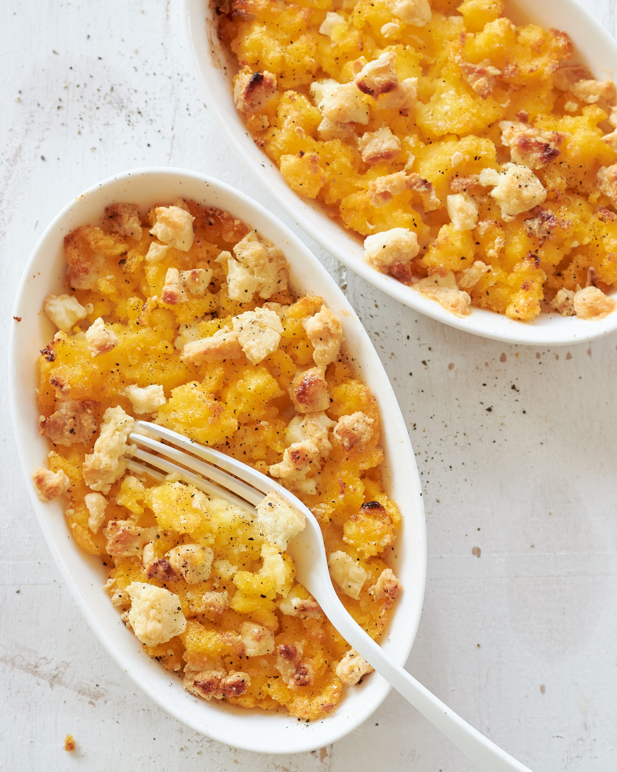 POLENTA GRATINATA AL FORNO CON FETA