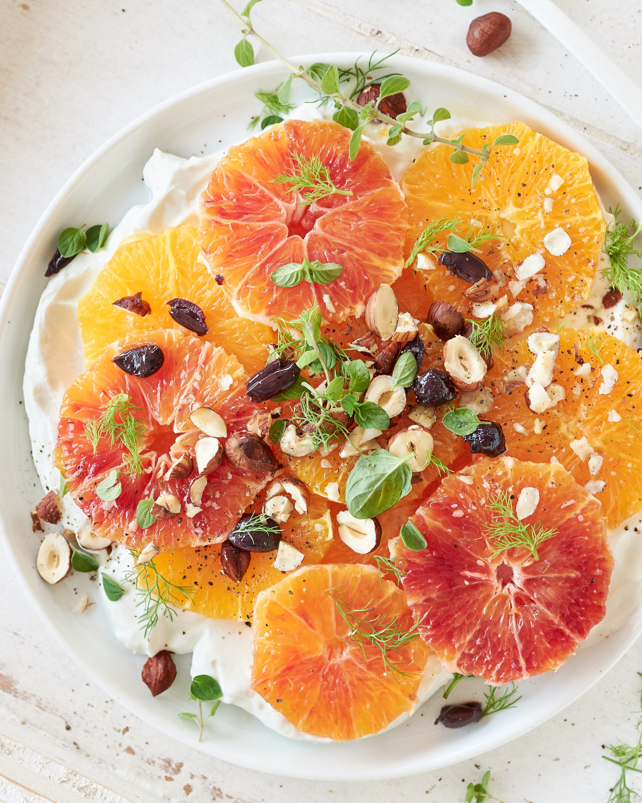 INSALATA DI ARANCE CON YOGURT GRECO