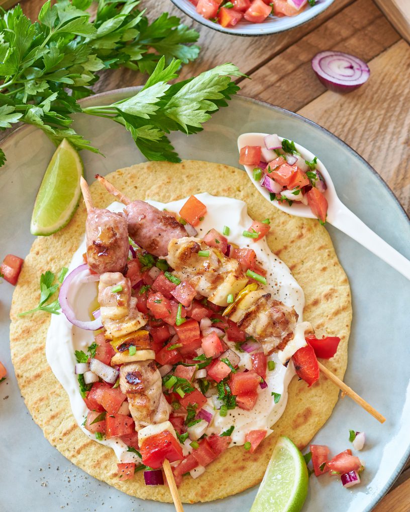 TORTILLAS CON YOGURT GRECO ZORBAS