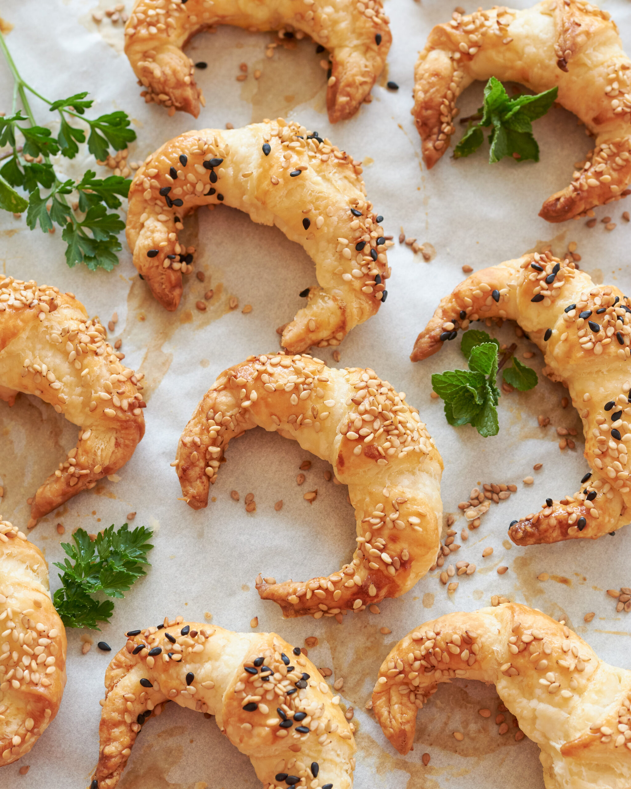 Mini crossaint con feta Zorbas