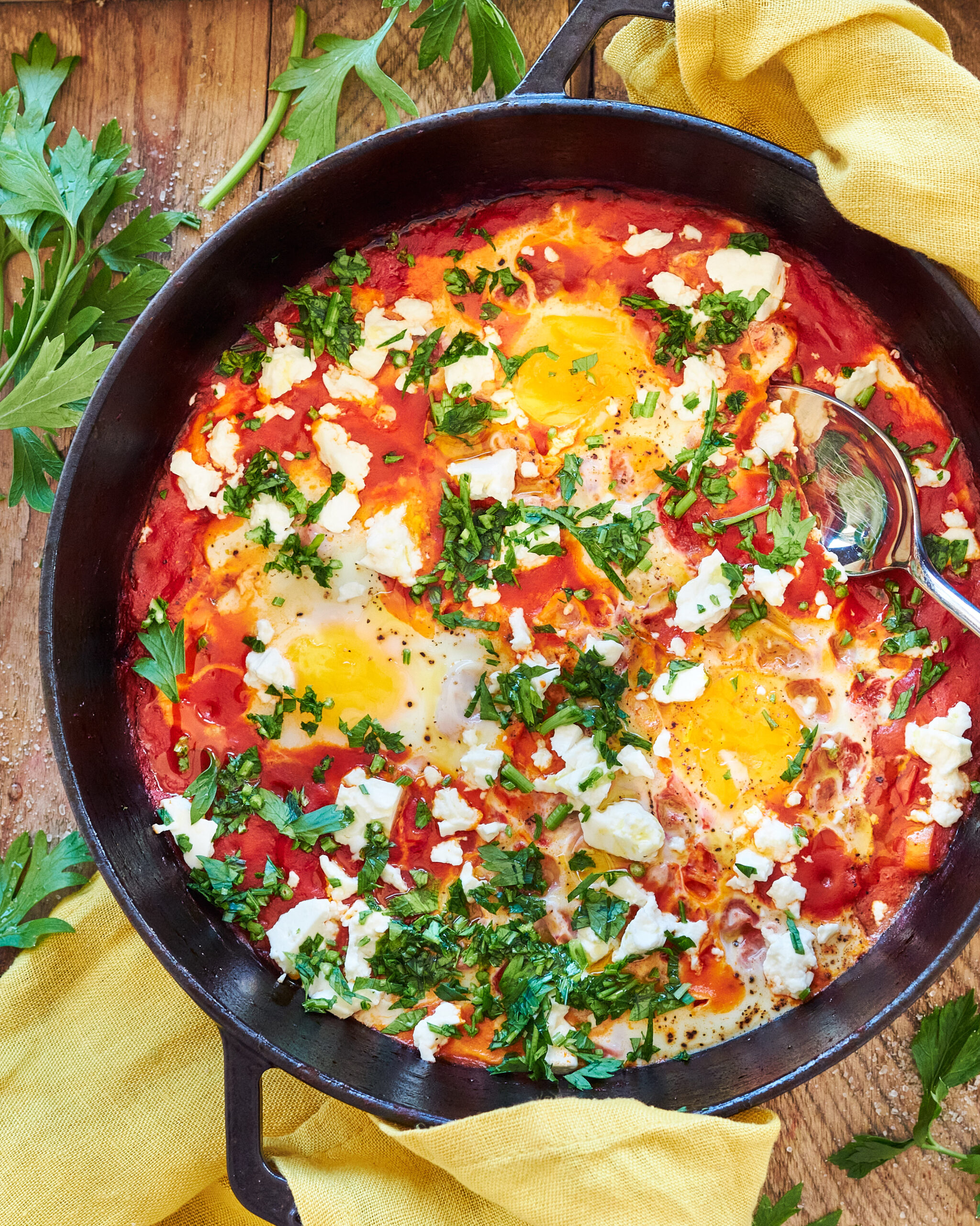 Shakshuka con feta Zorbas