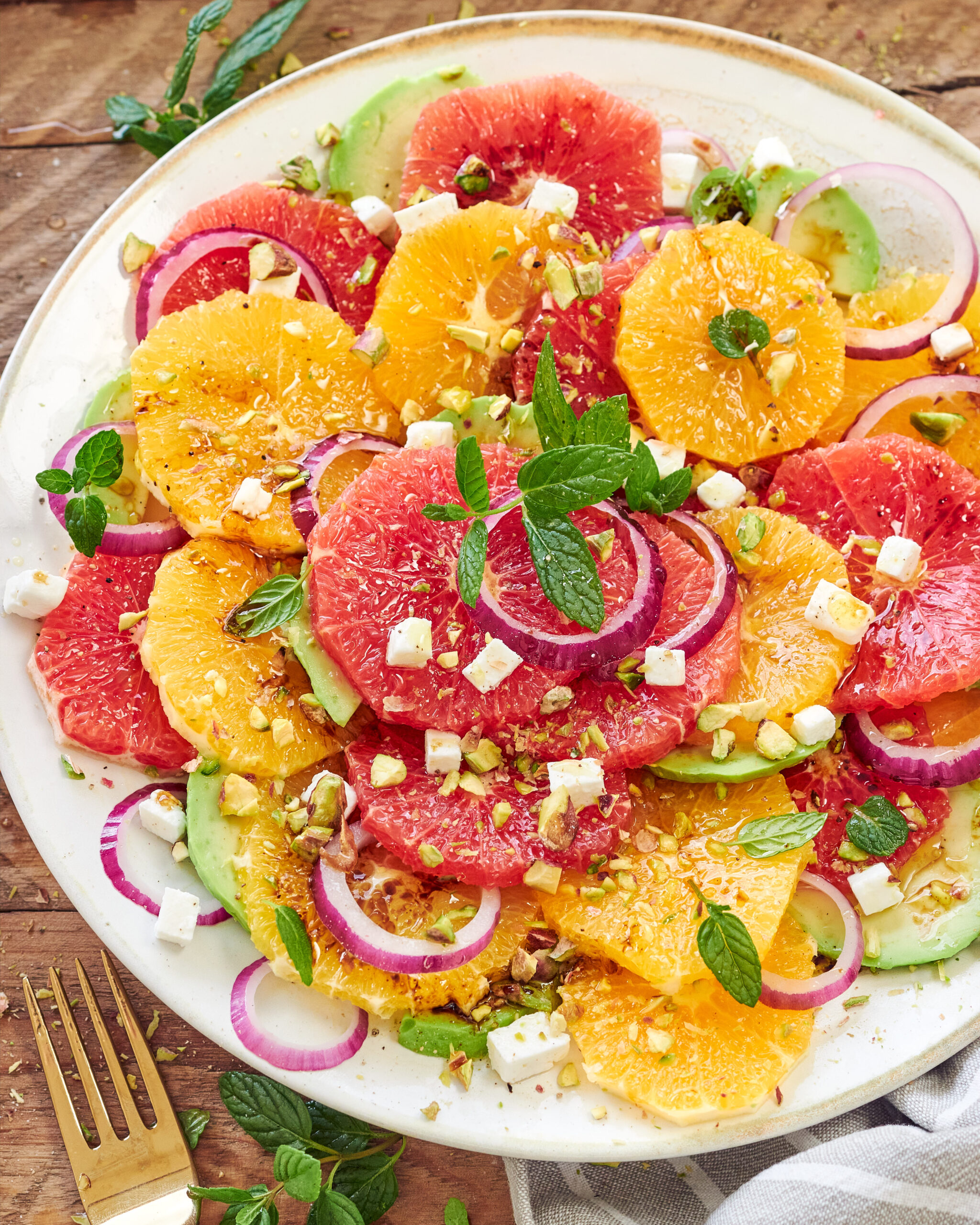 Insalata di agrumi con avocado e feta Zorbas