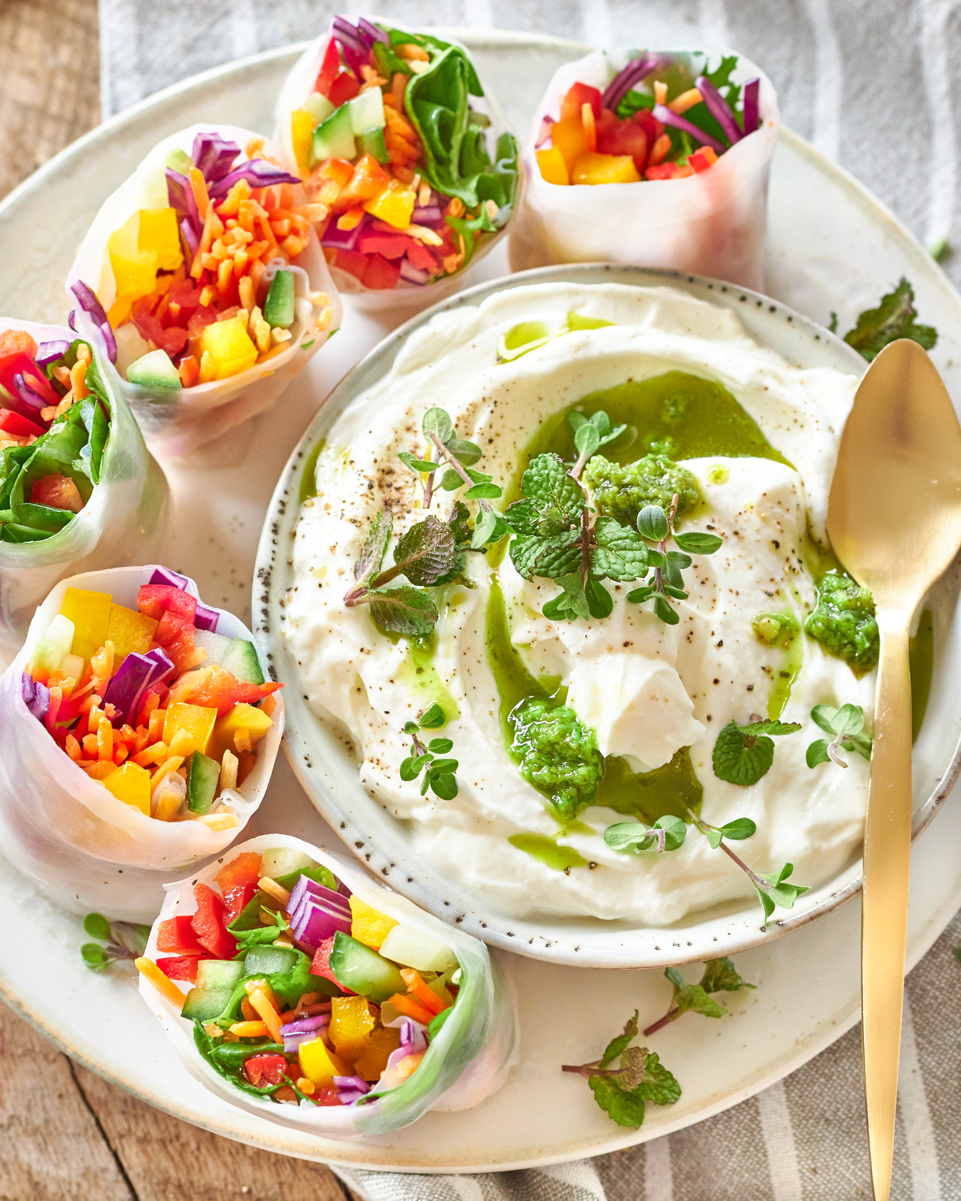 Involtini di verdure con Yofeta Zorbas