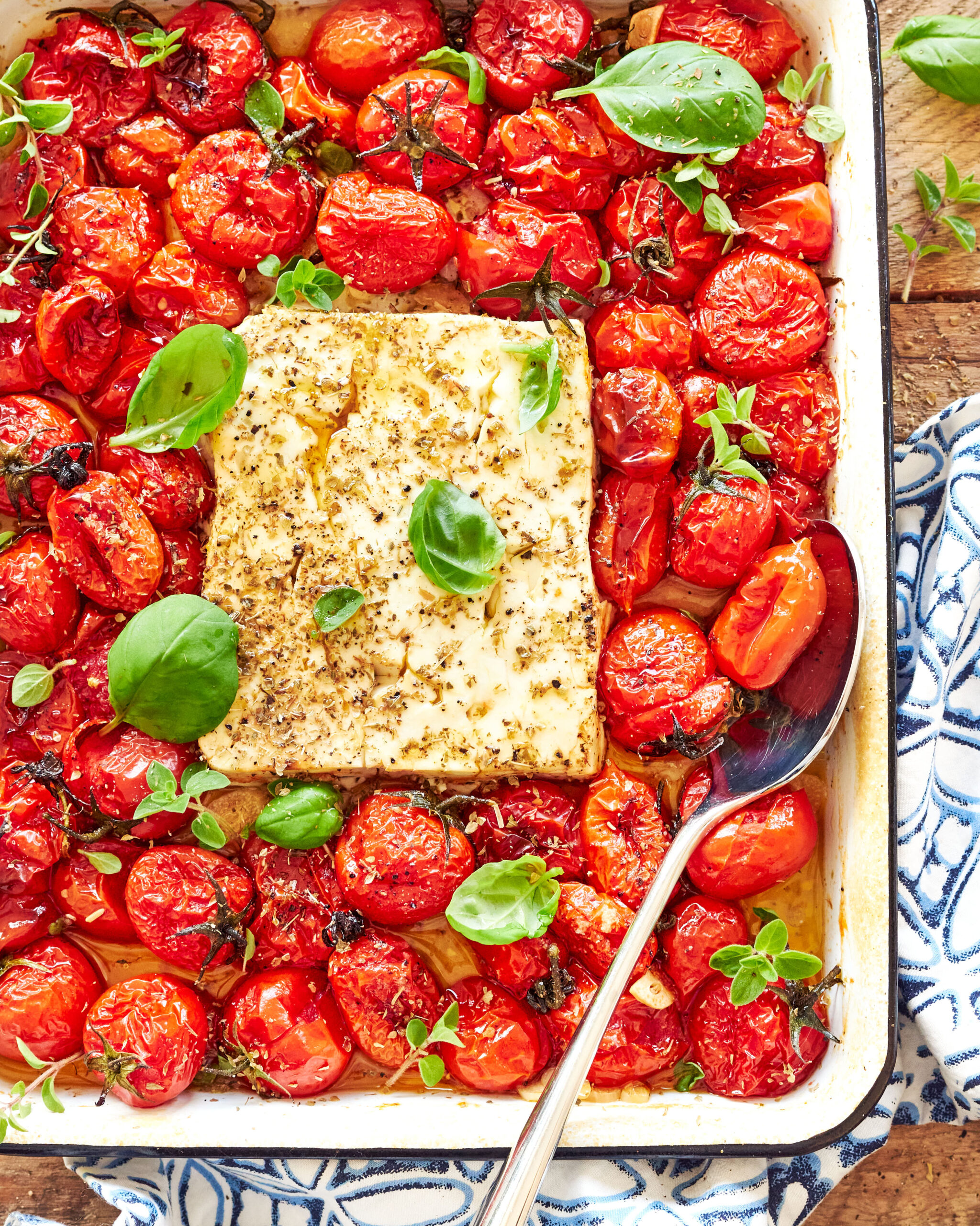 “Baked feta pasta”