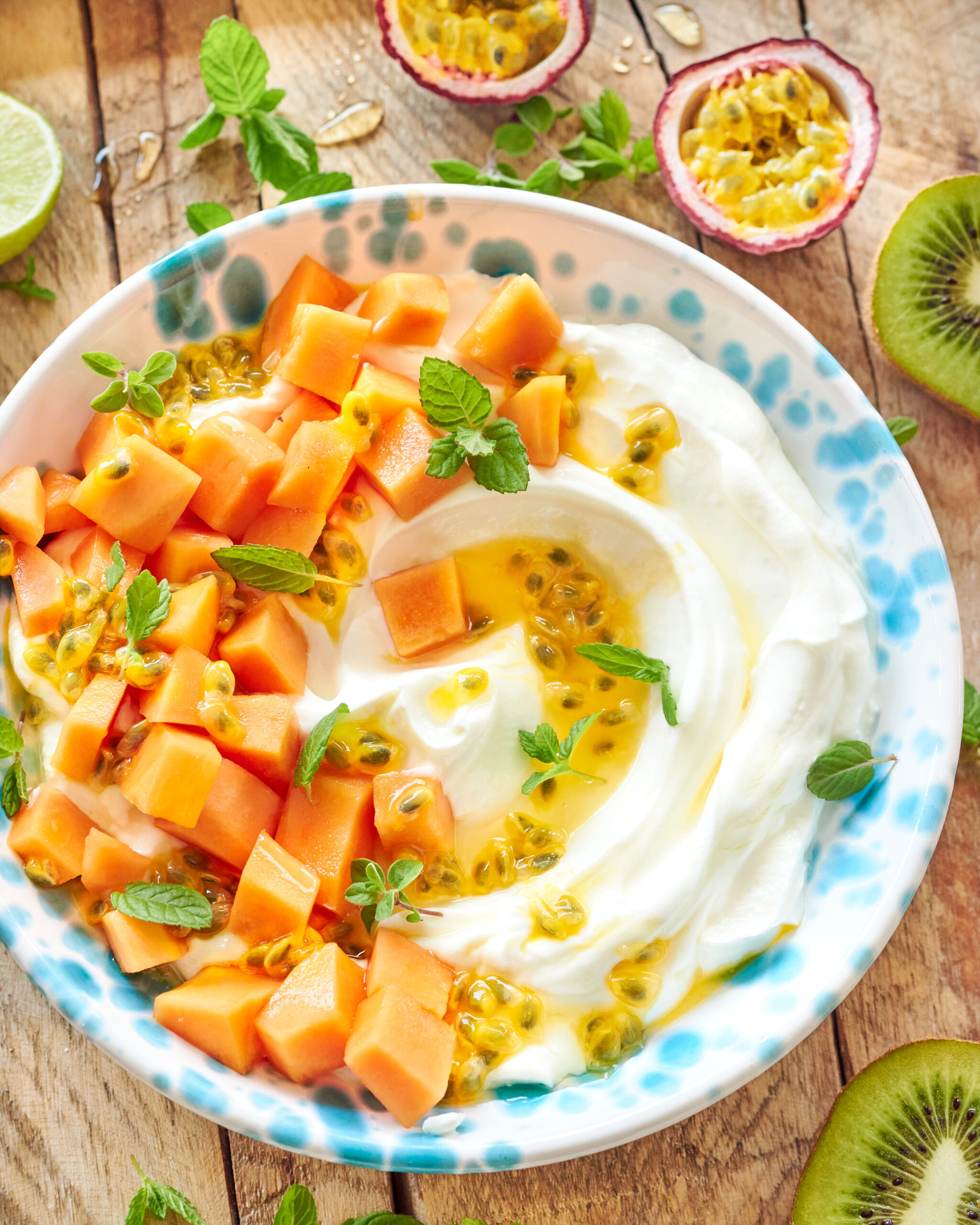 Merenda tropicale con yogreko bio Zorbas