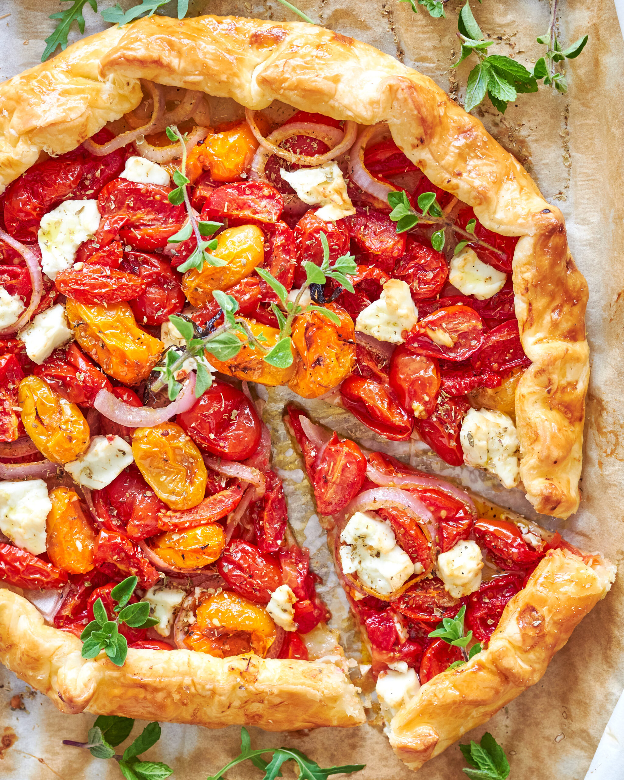 Torta rustica con feta Zorbas