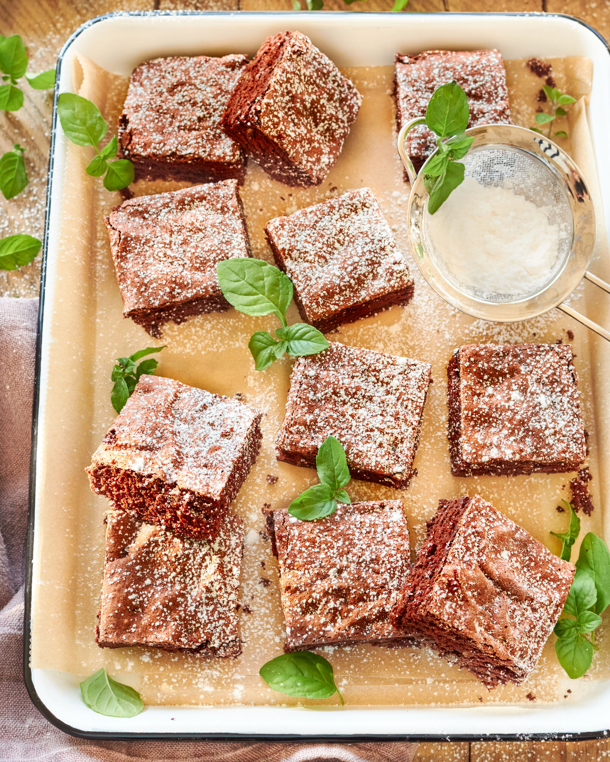 Brownies al cioccolato con yogreco bio Zorbas