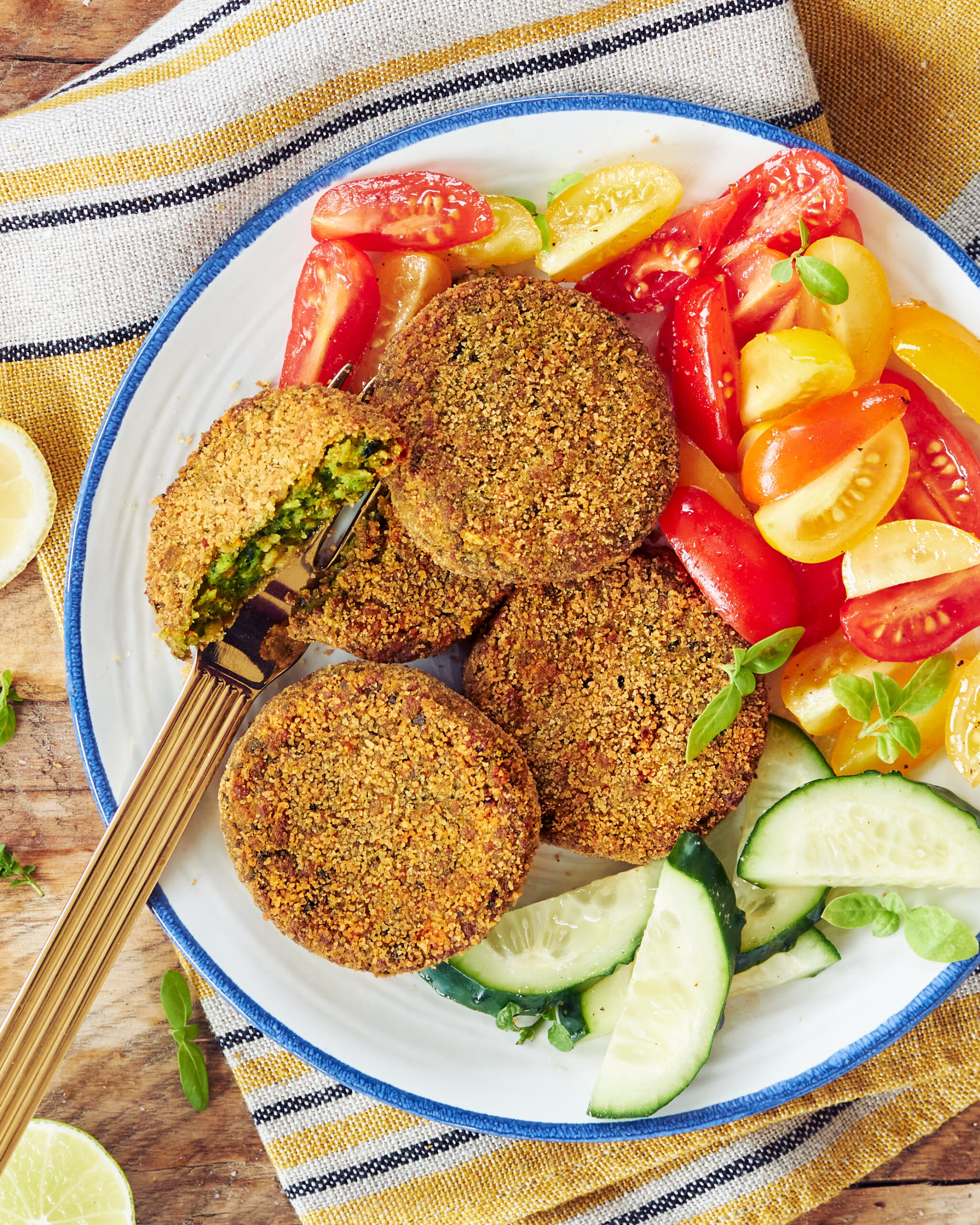 Burger di verdure con feta Zorbas