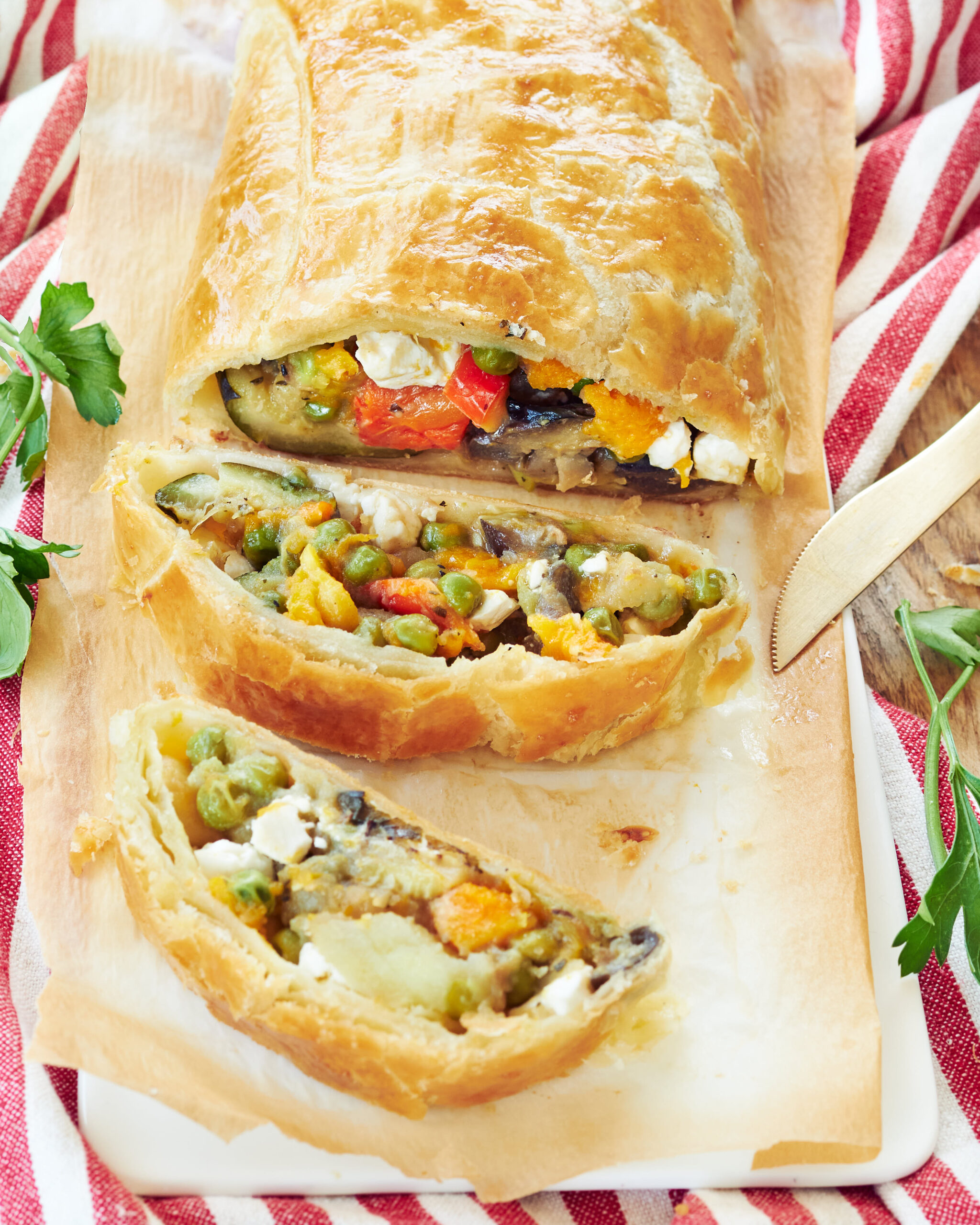 Strudel di verdure con feta Zorbas