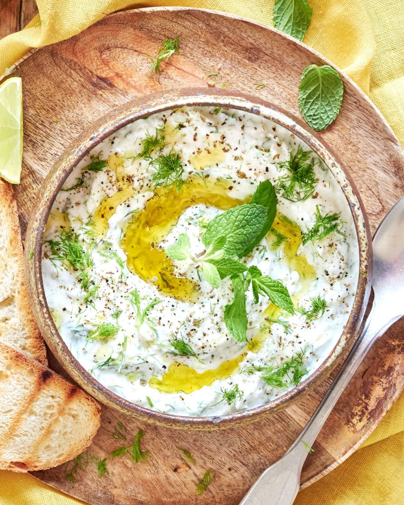 Salsa al finocchio con yogurt greco Zorbas