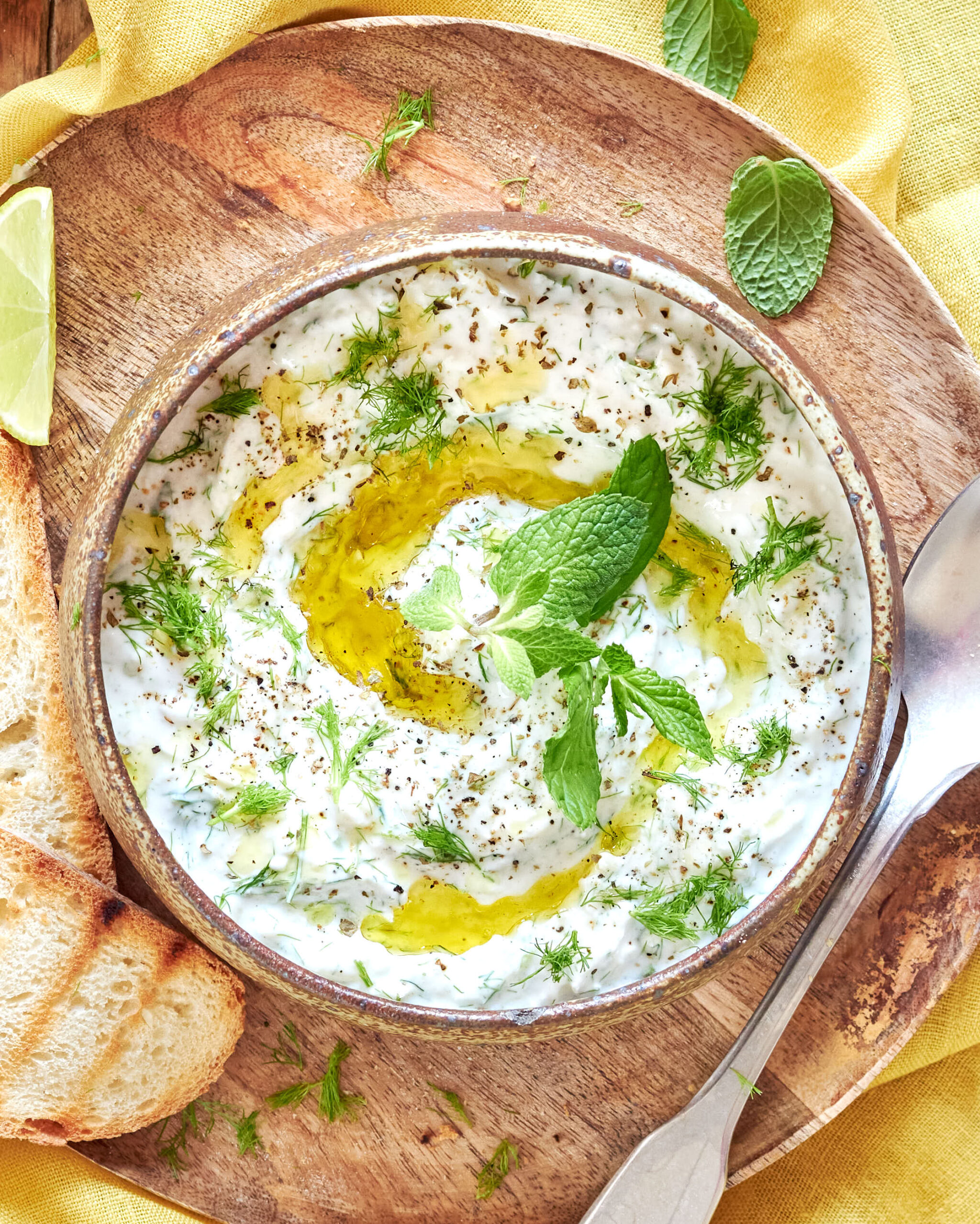 Salsa al finocchio con yogurt greco Zorbas