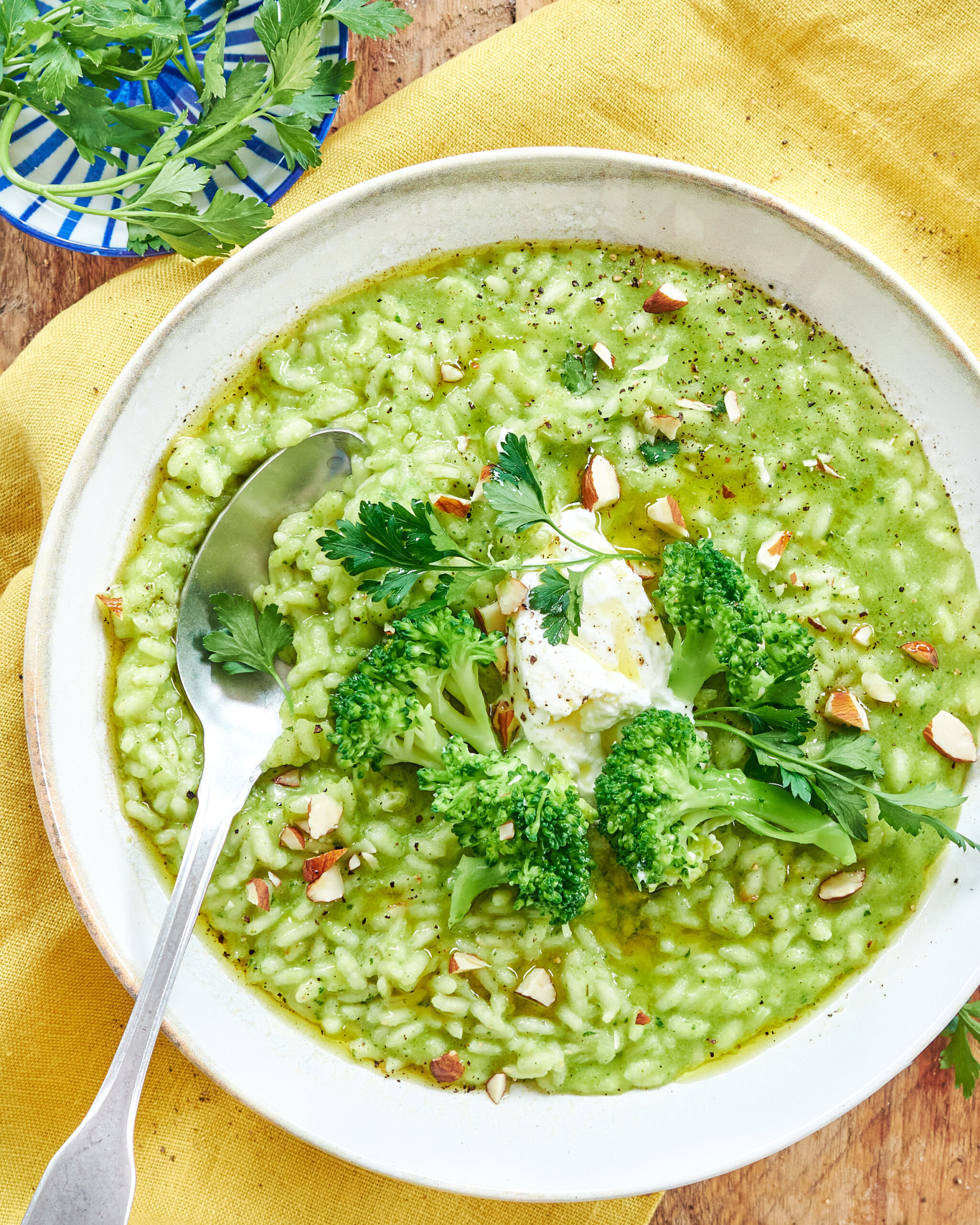 Risotto con broccoli e Feta Zorbas