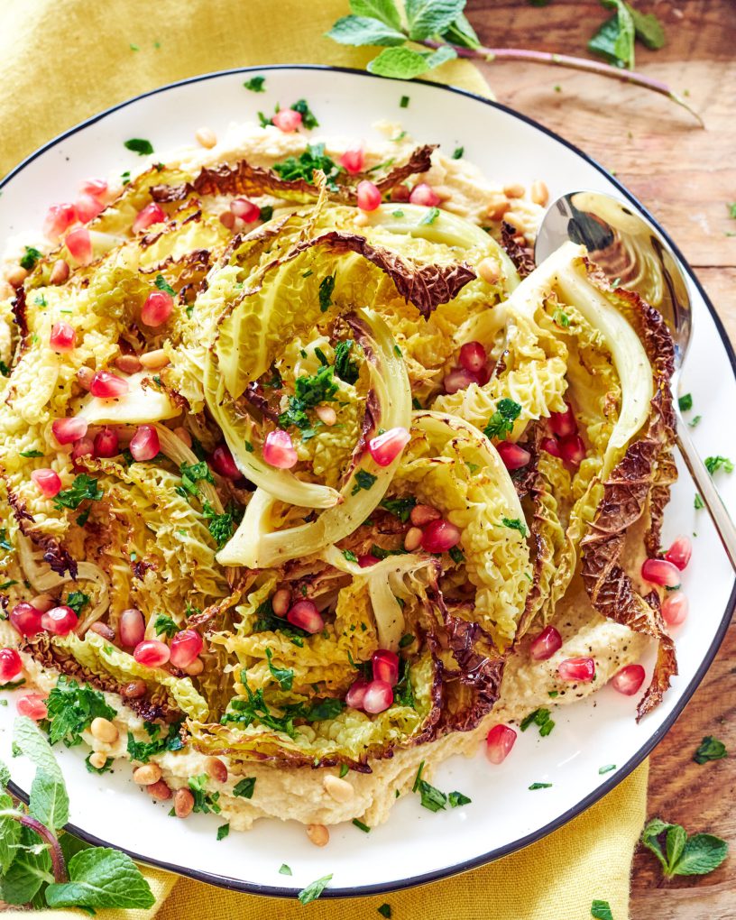 Verza al forno con Babaganoush Zorbas