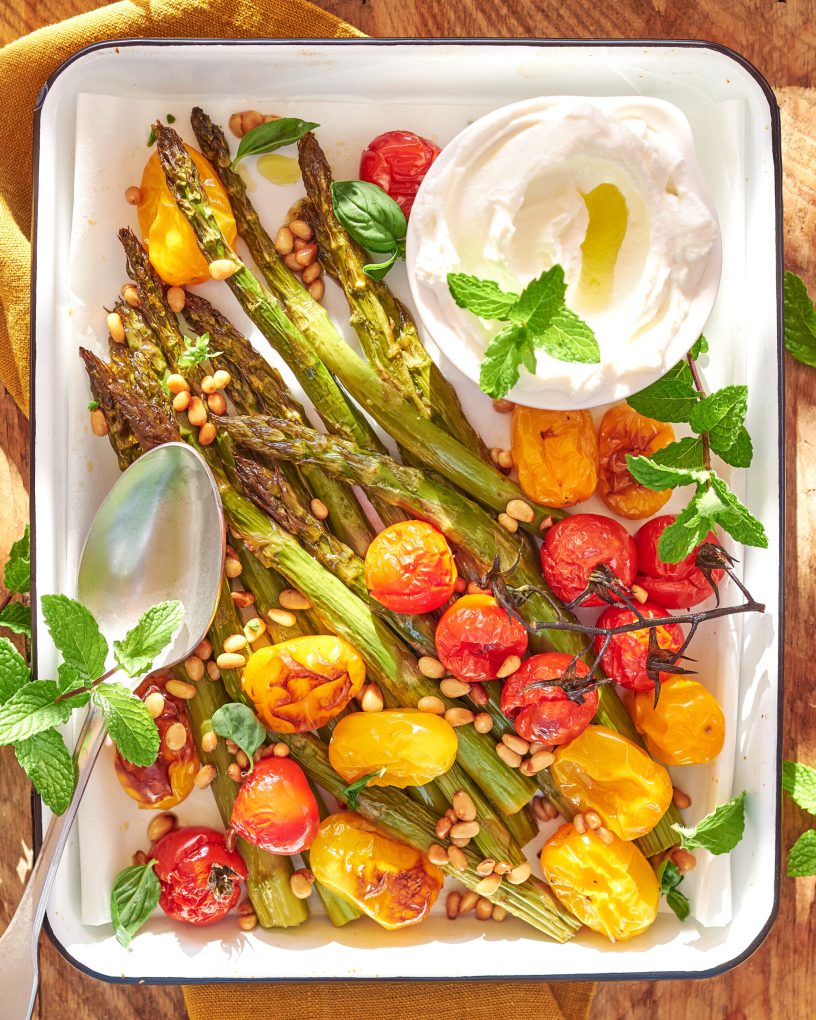 Verdure al forno con yogurt greco Zorbas